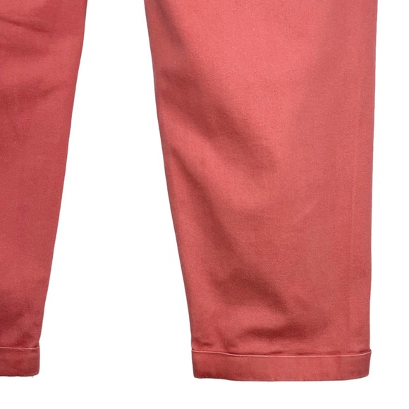 Liverpool Drawstring Crop Utility Pants High Rise Straight Leg In Dusty Cedar 16 - Picture 6 of 12